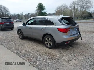 2016 Acura MDX with VIN 5FRYD3H27GB001252, listed as a IAAI auction lot 41799063 with 181,776 mi miles and . Bid and sale history available at carsss.com. Image 3.