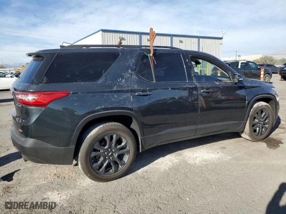 2019 Chevrolet Traverse RS with VIN 1GNERJKW7KJ300500, listed as a Copart auction lot 84879774 with 77,176 mi miles and Salvage Title. Bid and sale history available at carsss.com. Image 3.
