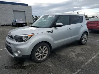 2019 Kia Soul + with VIN KNDJP3A58K7698797, listed as a Copart auction lot 48366595 with 81,013 mi miles and Salvage Title. Bid and sale history available at DreamBid. Image 1.
