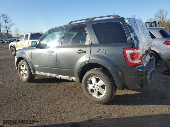 2008 Ford Escape XLT with VIN 1FMCU93Z68KC01946, listed as a Copart auction lot 47141445 with 152,589 mi miles and Salvage Title. Bid and sale history available at carsss.com. Image 2.