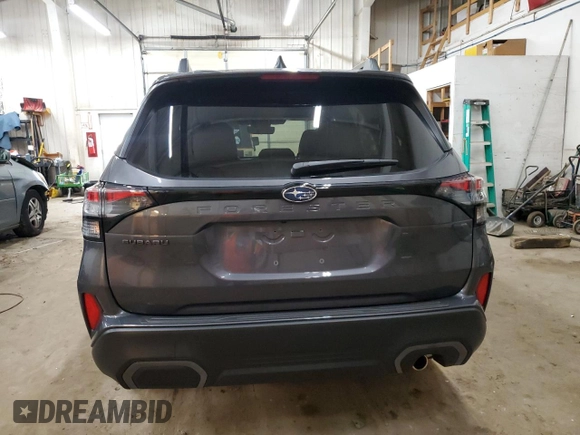 2025 Subaru Forester Limited with VIN JF2SLDNC3SH438141, listed as a Copart auction lot 51324185 with 2,521 mi miles and Salvage Title. Bid and sale history available at carsss.com. Image 6.