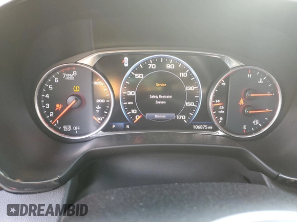 2019 Chevrolet Blazer RS with VIN 3GNKBERS7KS687307, listed as a Copart auction lot 55068695 with 106,875 mi miles and Salvage title. Bid and sale history available at DreamBid. Image 9.