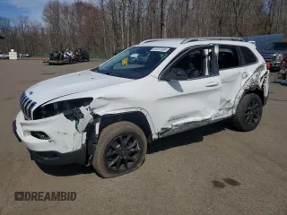 2015 Jeep Cherokee Latitude with VIN 1C4PJMCB9FW528481, listed as a Copart auction lot 53081985 with 124,054 mi miles and Salvage Title. Bid and sale history available at carsss.com. Image 1.