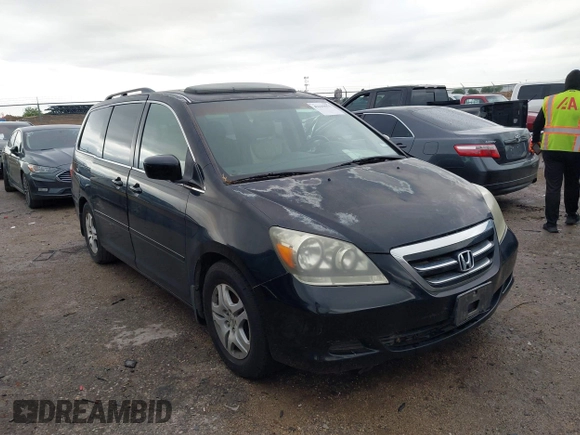 2007 Honda Odyssey EX-L with VIN 5FNRL38737B068886, listed as a IAAI auction lot 42169653 with 180,337 mi miles. Bid and sale history available at carsss.com. Image 1.