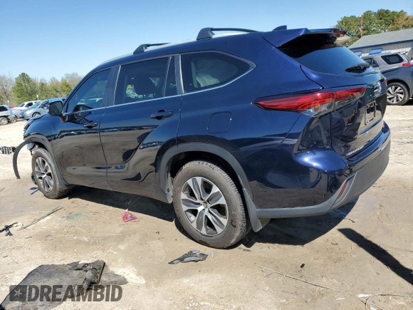 2023 Toyota Highlander L with VIN 5TDKDRBH1PS047307, listed as a Copart auction lot 48477805 with 28,221 mi miles and Salvage title. Bid and sale history available at DreamBid. Image 2.