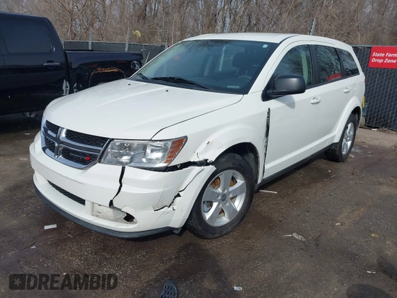 2013 Dodge Journey SE with VIN 3C4PDCAB3DT536714, listed as a IAAI auction lot 41699265 with 160,000 mi miles. Bid and sale history available at carsss.com. Image 18.