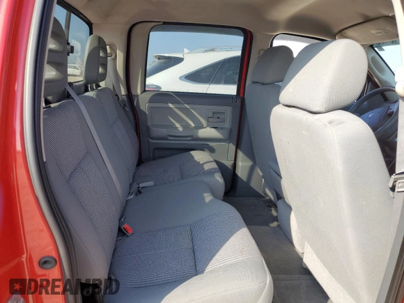 2007 Dodge Dakota SLT with VIN 1D7HE48K57S204816, listed as a Copart auction lot 44416135 with 138,552 mi miles and Salvage Title. Bid and sale history available at carsss.com. Image 10.
