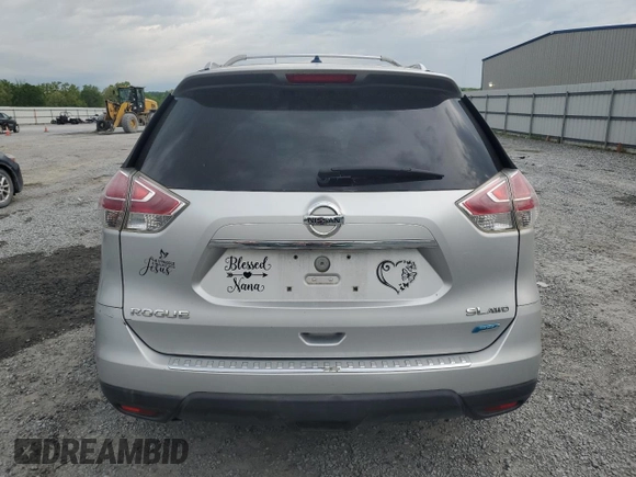 2014 Nissan Rogue SL with VIN 5N1AT2MV5EC866288, listed as a Copart auction lot 53343395 with 321,313 mi miles and Clean Title. Bid and sale history available at carsss.com. Image 6.