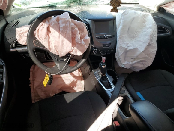 2018 Chevrolet Cruze LT with VIN 1G1BE5SM5J7159136, listed as a Copart auction lot 46304265 with 0 mi miles and Salvage Title. Bid and sale history available at carsss.com. Image 8.