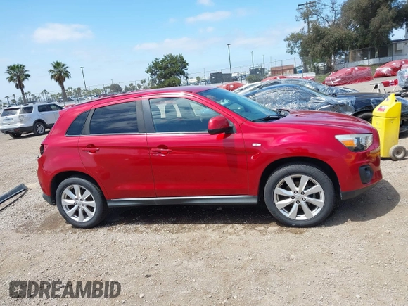 2014 Mitsubishi Outlander Sport ES with VIN 4A4AP3AU0EE014454, listed as a IAAI auction lot 42014902 with 129,189 mi miles. Bid and sale history available at carsss.com. Image 14.