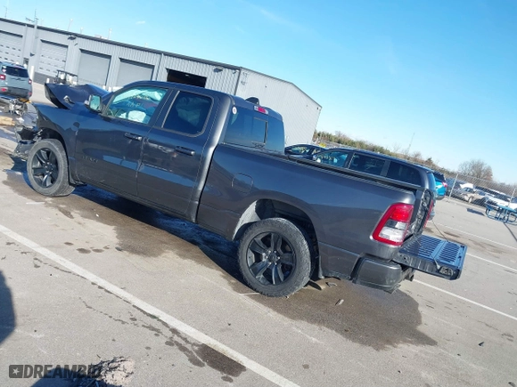 2021 Ram 1500 Big Horn with VIN 1C6SRFBT0MN605774, listed as a IAAI auction lot 41442920 with 90,362 mi miles. Bid and sale history available at carsss.com. Image 3.