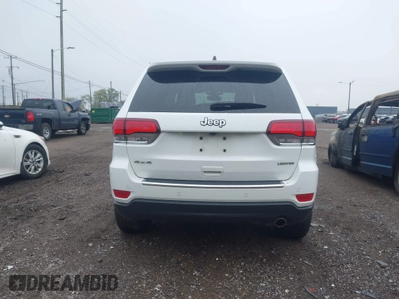 2020 Jeep Grand Cherokee Limited with VIN 1C4RJFBGXLC344522, listed as a IAAI auction lot 42177016 with 135,409 mi miles and . Bid and sale history available at DreamBid. Image 16.