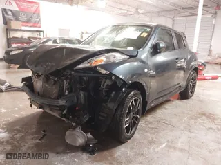 2014 Nissan Juke S with VIN JN8AF5MR3ET451491, listed as a IAAI auction lot 41325316 with 127,372 mi miles. Bid and sale history available at carsss.com. Image 2.