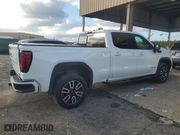 2022 GMC Sierra 1500 Limited AT4 with VIN 1GTP9EEL3NZ155410, listed as a Copart auction lot 78450424 with 34,277 mi miles and Salvage Title. Bid and sale history available at carsss.com. Image 3.