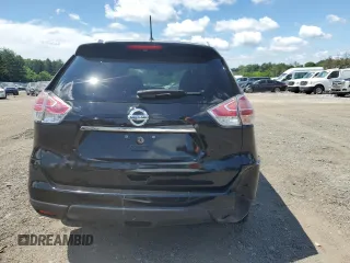 2016 Nissan Rogue SV with VIN KNMAT2MV6GP649753, listed as a Copart auction lot 60516504 with 98,381 mi miles and Salvage Title. Bid and sale history available at carsss.com. Image 6.