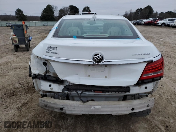 2015 Buick LaCrosse Leather with VIN 1G4GB5GR9FF209572, listed as a Copart auction lot 84717644 with 98,030 mi miles and Salvage Title. Bid and sale history available at DreamBid. Image 6.