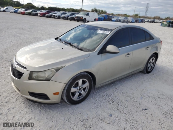 2013 Chevrolet Cruze 1LT with VIN 1G1PC5SB2D7241131, listed as a Copart auction lot 53108735 with 137,992 mi miles and Clean Title. Bid and sale history available at carsss.com. Image 1.