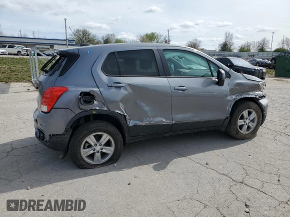 2020 Chevrolet Trax LS z VIN 3GNCJNSB9LL164044, wystawiony jako Copart lot #51058005 z przebiegiem 60 879 mil mil oraz Szkoda całkowita • Salvage title. Historia ofert i sprzedaży dostępna na DreamBid. Obrazek 3.