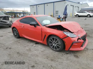 2023 Toyota GR86 with VIN JF1ZNBC14P8756375, listed as a Copart auction lot 82385244 with 56,912 mi miles and Salvage Title. Bid and sale history available at carsss.com. Image 4.