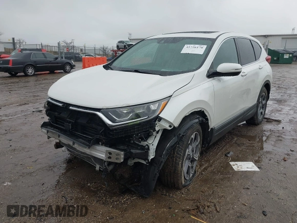 2017 Honda CR-V EX with VIN 5J6RW2H52HL037251, listed as a IAAI auction lot 41726170 with 68,982 mi miles. Bid and sale history available at carsss.com. Image 2.