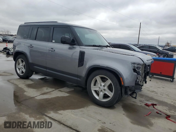 2021 Land Rover Defender SE z VIN SALEP7RU3M2035411, wystawiony jako Copart lot #44968195 z przebiegiem 25 192 mil mil oraz Czysty tytuł • Clean title. Historia ofert i sprzedaży dostępna na DreamBid. Obrazek 4.