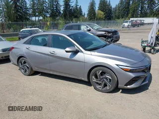 2025 Hyundai Elantra SEL Convenience with VIN KMHLS4DG0SU985915, listed as a IAAI auction lot 42111123 with 680 mi miles and . Bid and sale history available at DreamBid. Image 13.