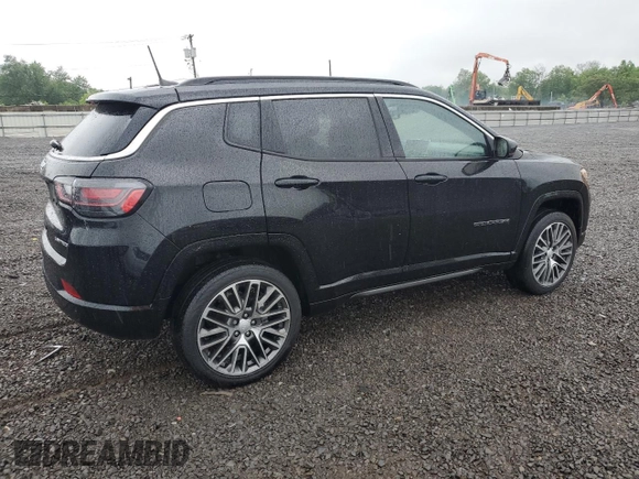 2023 Jeep Compass Limited with VIN 3C4NJDCNXPT521452, listed as a Copart auction lot 56519835 with 10,459 mi miles and Salvage title. Bid and sale history available at DreamBid. Image 3.