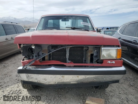1990 Ford F-150 with VIN 1FTEF14N3LLA15630, listed as a Copart auction lot 43826435 with 567,244 mi miles and Salvage Title. Bid and sale history available at carsss.com. Image 5.