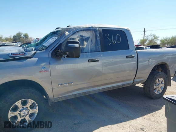 2023 Ram 2500 Big Horn with VIN 3C6UR5DL9PG568026, listed as a IAAI auction lot 42120600 with 53,890 mi miles and . Bid and sale history available at DreamBid. Image 14.