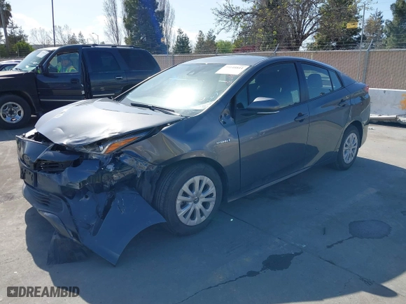 2022 Toyota Prius L Eco with VIN JTDKAMFU4N3177258, listed as a IAAI auction lot 39148811 with 50,902 mi miles. Bid and sale history available at carsss.com. Image 17.