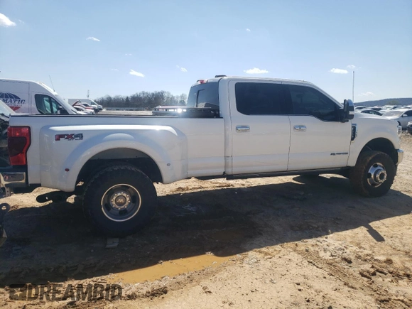 2022 Ford F-350 XL with VIN 1FT8W3DT4NED32783, listed as a Copart auction lot 46214285 with 34,715 mi miles and Clean Title. Bid and sale history available at DreamBid. Image 3.