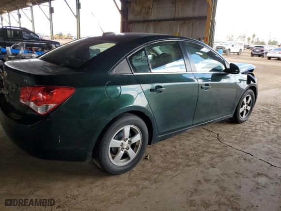 2015 Chevrolet Cruze LT with VIN 1G1PC5SBXF7154077, listed as a Copart auction lot 49009665 with 124,288 mi miles and Salvage Title. Bid and sale history available at carsss.com. Image 3.