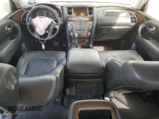 2012 Infiniti QX56 7-passenger with VIN JN8AZ2NEXC9023641, listed as a Copart auction lot 71316494 with 107,827 mi miles and Salvage Title. Bid and sale history available at carsss.com. Image 8.