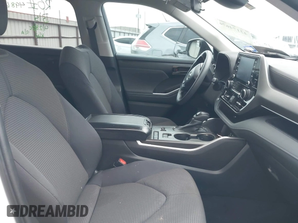 2022 Toyota Highlander L with VIN 5TDCZRAH0NS553876, listed as a IAAI auction lot 42174676 with 49,303 mi miles and . Bid and sale history available at DreamBid. Image 5.