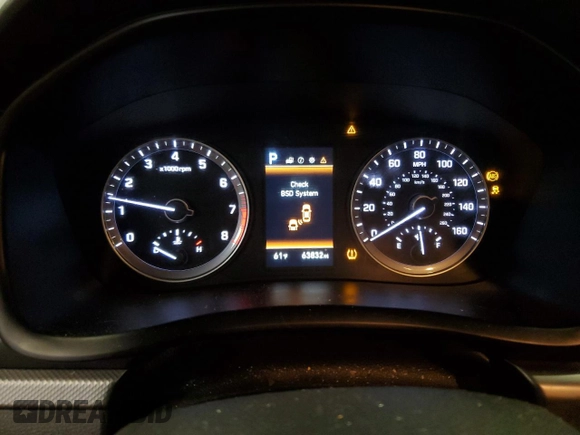 2019 Hyundai Sonata SEL with VIN 5NPE34AF5KH761667, listed as a Copart auction lot 47375465 with 63,832 mi miles and Salvage Title. Bid and sale history available at DreamBid. Image 9.