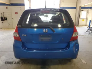 2007 Honda Fit with VIN JHMGD37497S058490, listed as a Copart auction lot 52173575 with 177,145 mi miles and Salvage Title. Bid and sale history available at carsss.com. Image 6.