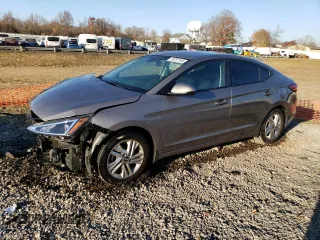 2020 Hyundai Elantra Value Edition z VIN KMHD84LF6LU080222, wystawiony jako Copart lot #79757154 z przebiegiem 49 735 mil mil oraz Szkoda całkowita • Salvage title. Historia ofert i sprzedaży dostępna na DreamBid. Obrazek 1.