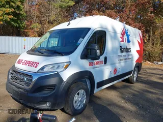 2024 Ram ProMaster Cargo Tradesman with VIN 3C6LRVDG6RE125555, listed as a IAAI auction lot 40639262 with 18 mi miles and . Bid and sale history available at carsss.com. Image 2.