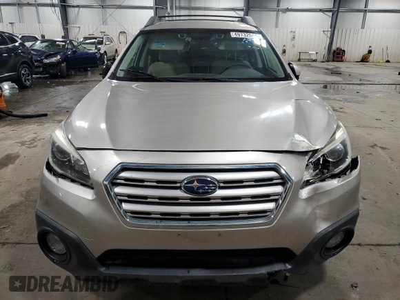 2016 Subaru Outback Premium with VIN 4S4BSAFC7G3307325, listed as a Copart auction lot 49732045 with 91,696 mi miles and Salvage title. Bid and sale history available at DreamBid. Image 5.