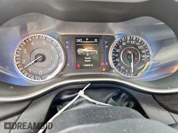 2015 Chrysler 200 Limited with VIN 1C3CCCAB8FN660082, listed as a Copart auction lot 58860255 with 145,603 mi miles and Salvage title. Bid and sale history available at DreamBid. Image 9.