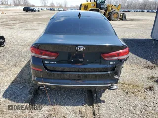 2019 Kia Optima EX with VIN 5XXGU4L10KG318717, listed as a Copart auction lot 48925595 with 39,818 mi miles and Clean Title. Bid and sale history available at carsss.com. Image 6.