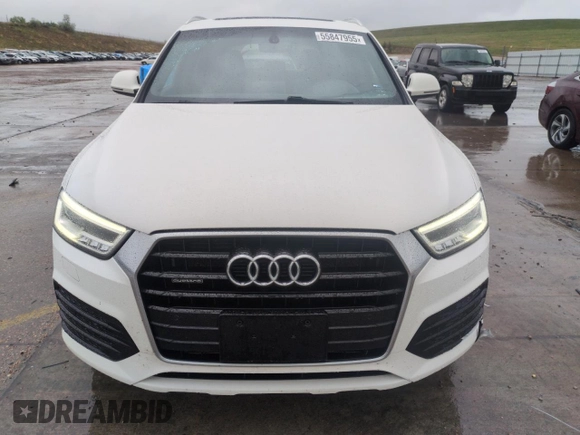 2016 Audi Q3 Prestige with VIN WA1GFCFS1GR023858, listed as a Copart auction lot 55847955 with 181,972 mi miles and Salvage title. Bid and sale history available at DreamBid. Image 5.