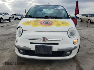 2015 FIAT 500 Lounge with VIN 3C3CFFCR2FT575516, listed as a Copart auction lot 86325714 with 149,465 mi miles and Salvage title. Bid and sale history available at DreamBid. Image 5.