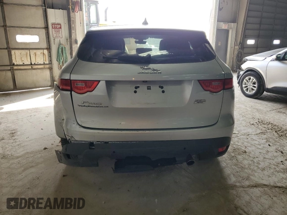 2019 Jaguar F-Pace 25t with VIN SADCS2FX2KA391600, listed as a Copart auction lot 50800915 with 110,065 mi miles and Salvage title. Bid and sale history available at DreamBid. Image 6.