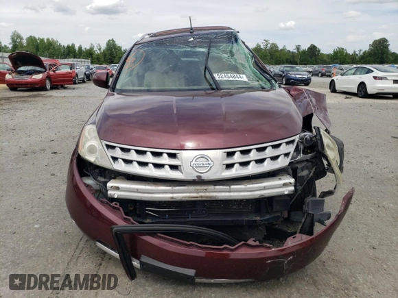 2007 Nissan Murano SE z VIN JN8AZ08W77W635604, wystawiony jako Copart lot #52454844 z przebiegiem 89 842 mil mil oraz Szkoda całkowita • Salvage title. Historia ofert i sprzedaży dostępna na DreamBid. Obrazek 5.