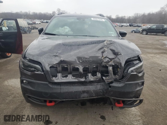 2022 Jeep Cherokee Trailhawk with VIN 1C4PJMBX3ND540147, listed as a Copart auction lot 49957245 with Not Provided miles and Salvage Title. Bid and sale history available at DreamBid. Image 5.