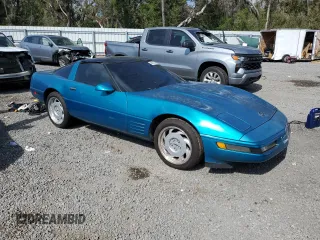 1992 Chevrolet Corvette with VIN 1G1YY23P1N5114172, listed as a Copart auction lot 44402695 with 0 mi miles and Salvage Title. Bid and sale history available at carsss.com. Image 4.