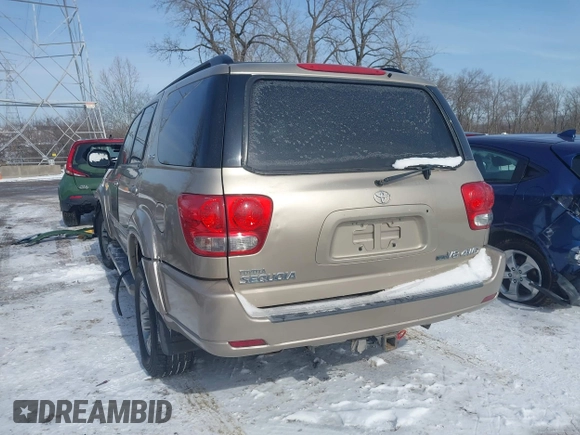 2006 Toyota Sequoia SR5 with VIN 5TDBT44A06S260270, listed as a IAAI auction lot 41610989 with 217,526 mi miles and . Bid and sale history available at DreamBid. Image 3.