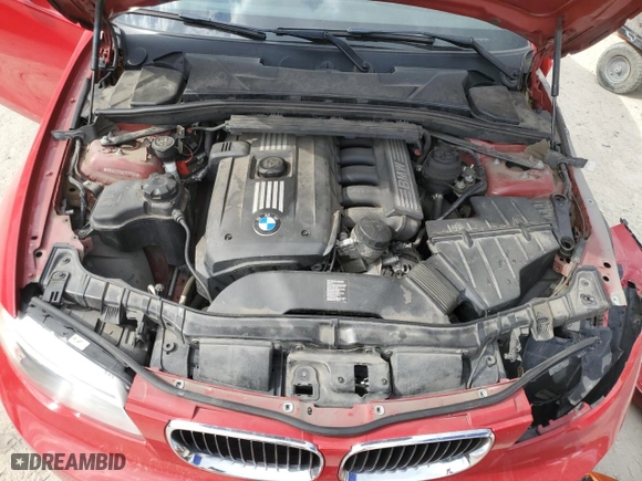 2012 BMW 1 Series 128i with VIN WBAUL7C52CVE87329, listed as a Copart auction lot 52867624 with 91,237 mi miles and Salvage Title. Bid and sale history available at carsss.com. Image 11.