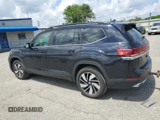 2024 Volkswagen Atlas SE with VIN 1V2JR2CA7RC500676, listed as a Copart auction lot 54150255 with 36,551 mi miles and Salvage title. Bid and sale history available at DreamBid. Image 2.